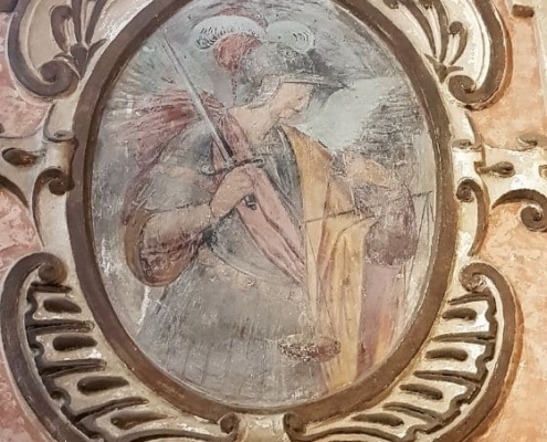 affresco basilica san michele maggiore pavia